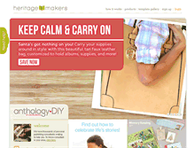 Tablet Screenshot of angela.heritagemakers.com